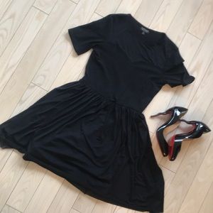 Topshop mesh sweetheart neckline dress